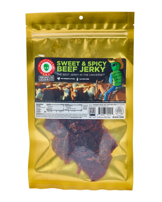 Grass-Fed Sweet & Spicy Beef Jerky
