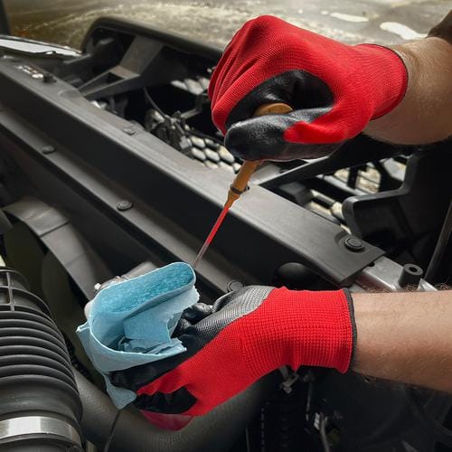 Grease Monkey Nitrile-Coated Work Glove 15 Units  Grease Monkey Nitrile-Coated Work Gloves are perfect for a variety of jobs-441187 Hannah's Variety Store