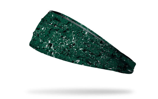 Green Black White Splatter Big Bang Lite Headband - View 1