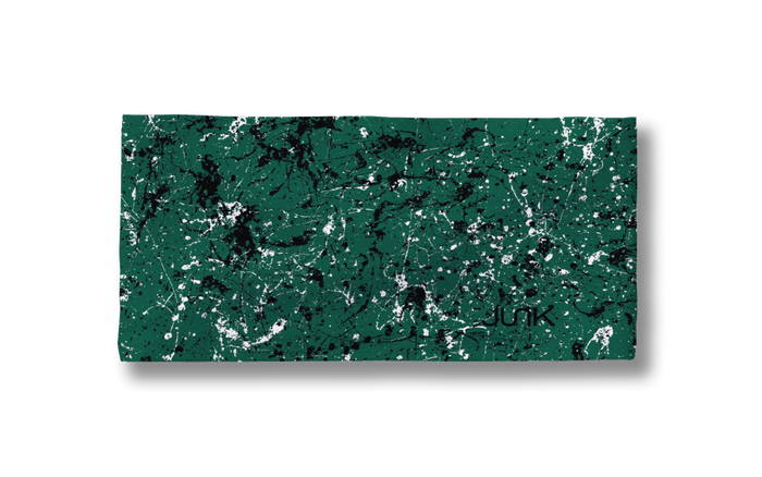 Green Black White Splatter Big Bang Lite Headband - View 3