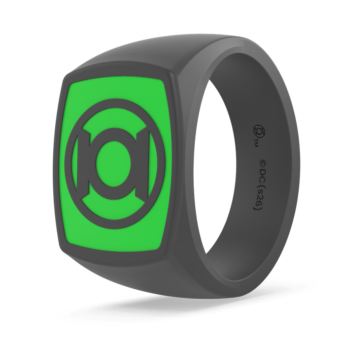 Green Lantern DC Grand Signet Ring - Slate