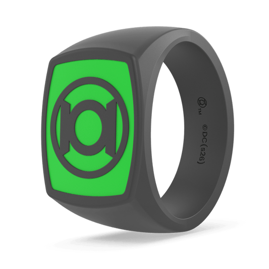 Green Lantern DC Grand Signet Ring - Slate