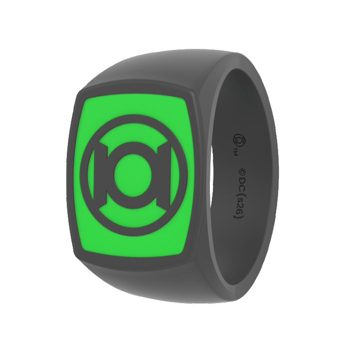 Green Lantern DC Grand Signet Ring - Slate