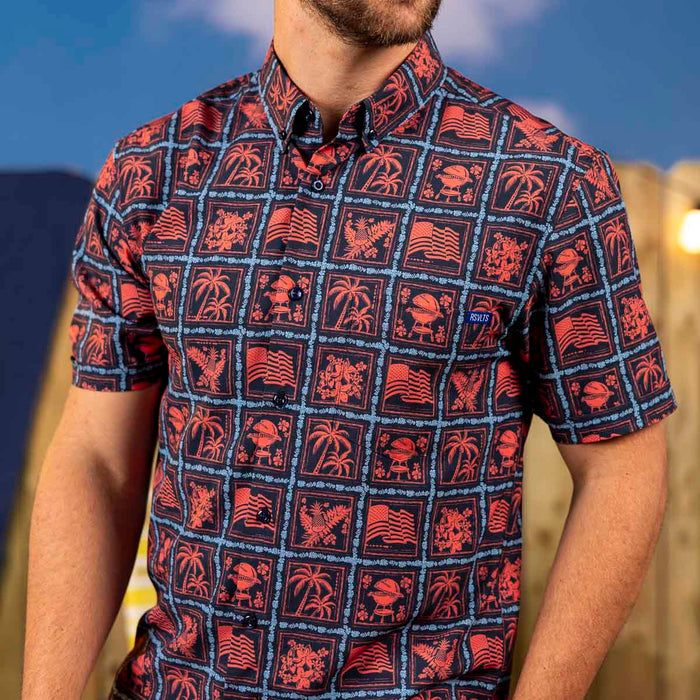 RSVLTS RSVLTS Short Sleeve Shirt Grillaxin’ – KUNUFLEX Short Sleeve Shirt Grillaxin’ – KUNUFLEX Short Sleeve Shirt
