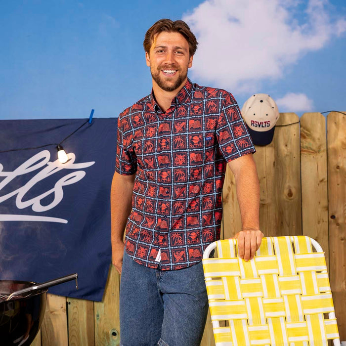 RSVLTS RSVLTS Short Sleeve Shirt Grillaxin’ – KUNUFLEX Short Sleeve Shirt Grillaxin’ – KUNUFLEX Short Sleeve Shirt