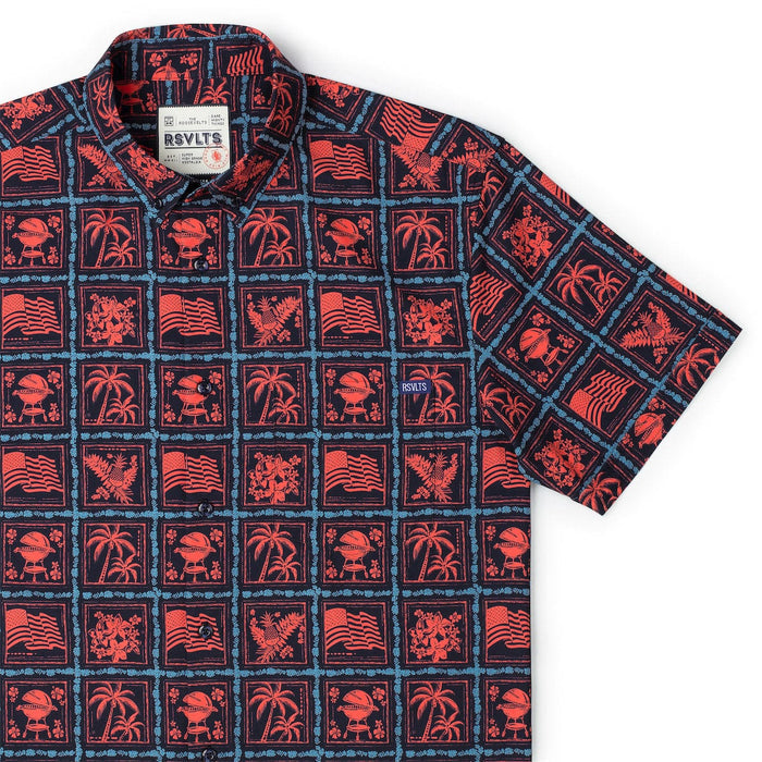 RSVLTS XS RSVLTS Short Sleeve Shirt Grillaxin’ – KUNUFLEX Short Sleeve Shirt Grillaxin’ – KUNUFLEX Short Sleeve Shirt