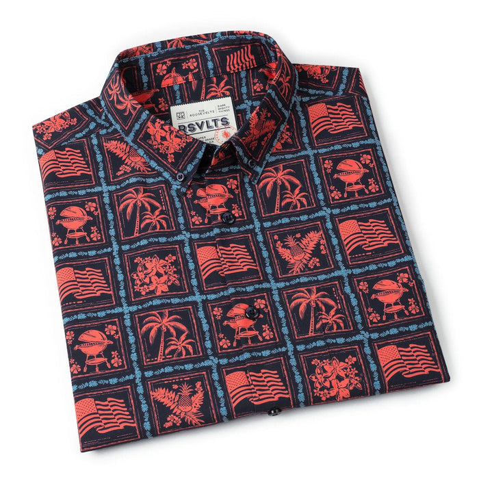 RSVLTS RSVLTS Short Sleeve Shirt Grillaxin’ – KUNUFLEX Short Sleeve Shirt Grillaxin’ – KUNUFLEX Short Sleeve Shirt