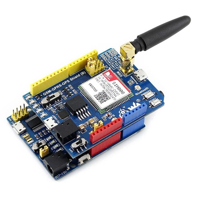 GSM/GPRS/GPS Shield for Arduino [Discontinued] by Waveshare - The Pi Hut