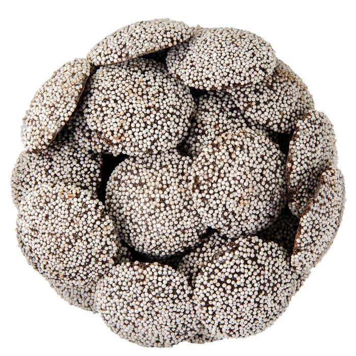 Guittard Nonpareils With White Seeds Dark Chocolate - 20lbs