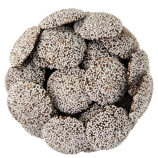 Guittard Nonpareils With White Seeds Dark Chocolate - 20lbs