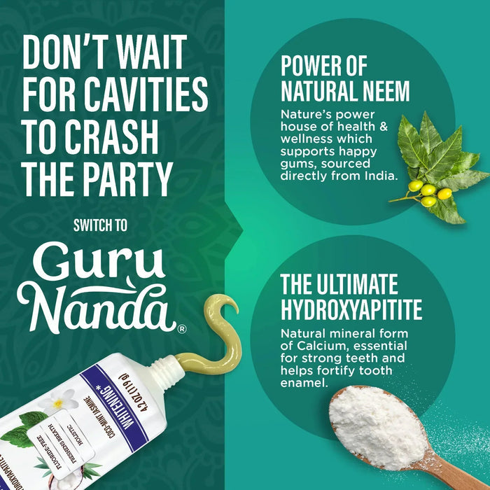 GuruNanda Hydroxyapatite Toothpaste 1 oz (77/Case)