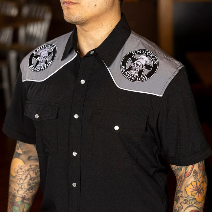 RSVLTS Guy Fieri Roper Short Sleeve Shirt Guy Fieri "Knuckle Sandwich" – Roper Short Sleeve Shirt Guy Fieri "Knuckle Sandwich" – Roper Short Sleeve Shirt