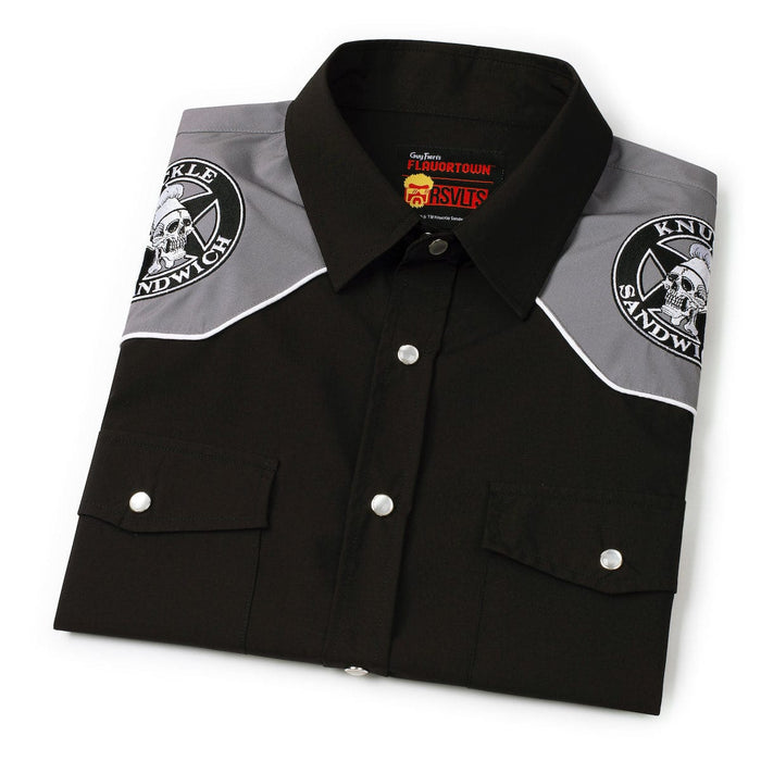 RSVLTS Guy Fieri Roper Short Sleeve Shirt Guy Fieri "Knuckle Sandwich" – Roper Short Sleeve Shirt Guy Fieri "Knuckle Sandwich" – Roper Short Sleeve Shirt