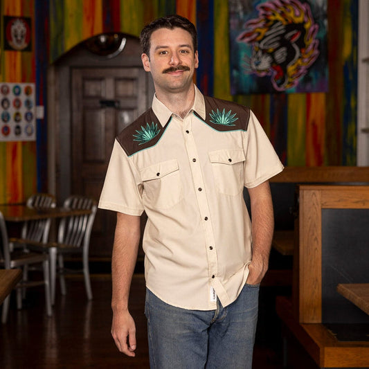 RSVLTS Guy Fieri Roper Short Sleeve Shirt Guy Fieri "Mas Santo!" – Roper Short Sleeve Shirt Guy Fieri "Mas Santo!" – Roper Short Sleeve Shirt