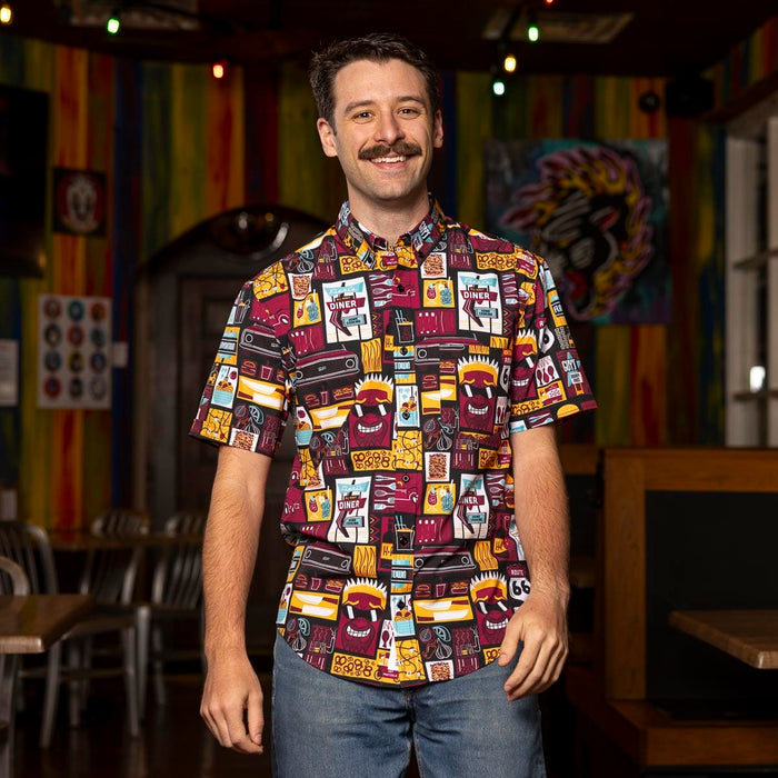 RSVLTS Guy Fieri Short Sleeve Shirt Guy Fieri "Rollin' Out" – KUNUFLEX Short Sleeve Shirt Guy Fieri "Rollin' Out" – KUNUFLEX Short Sleeve Shirt