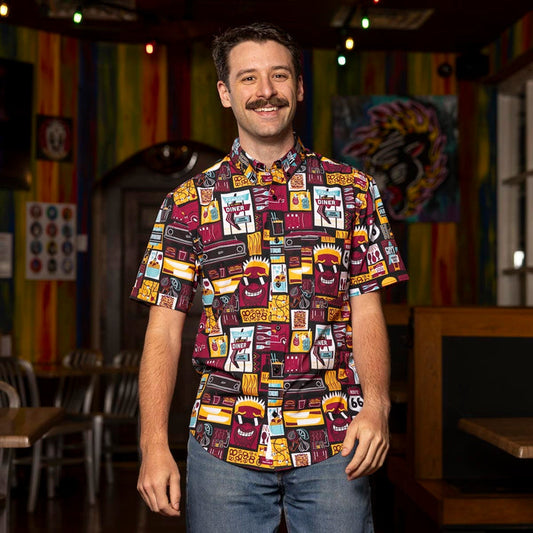 RSVLTS Guy Fieri Short Sleeve Shirt Guy Fieri "Rollin' Out" – KUNUFLEX Short Sleeve Shirt Guy Fieri "Rollin' Out" – KUNUFLEX Short Sleeve Shirt
