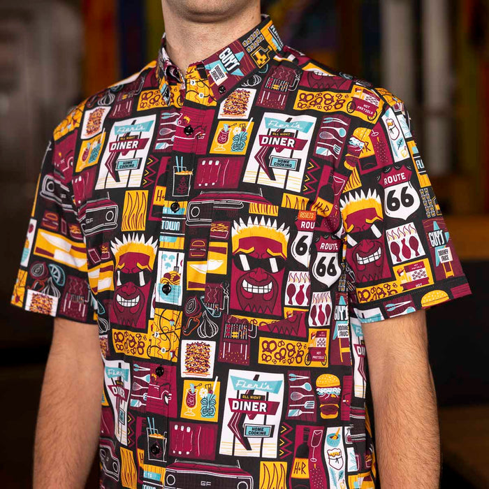 RSVLTS Guy Fieri Short Sleeve Shirt Guy Fieri "Rollin' Out" – KUNUFLEX Short Sleeve Shirt Guy Fieri "Rollin' Out" – KUNUFLEX Short Sleeve Shirt