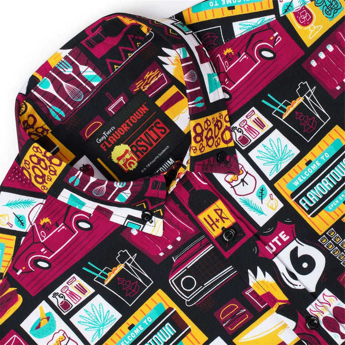 RSVLTS Guy Fieri Short Sleeve Shirt Guy Fieri "Rollin' Out" – KUNUFLEX Short Sleeve Shirt Guy Fieri "Rollin' Out" – KUNUFLEX Short Sleeve Shirt