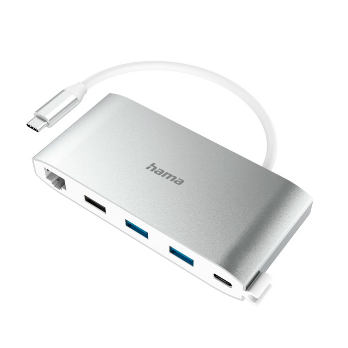 Hama USB-C Multiport Hub - Silver & White | 451507 from Hama - DID Electrical