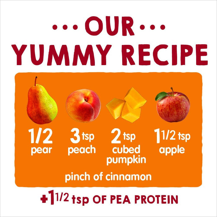 Happy Tot Organics Pears, Peaches, Pumpkin & Apples + Cinnamon/Apples, Guavas & Beets Toddler Pouch 113G 4oz  a yummy snack with the extra nutrition that your tot needs-81957301172 Hannah's Variety Store