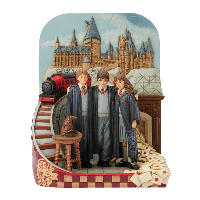 Harry Potter by Jim Shore | Harry Potter Trio Castle Scene | Figurine