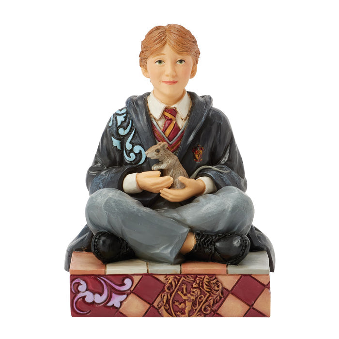 Harry Potter by Jim Shore | Ron with Scabbers | Figurine