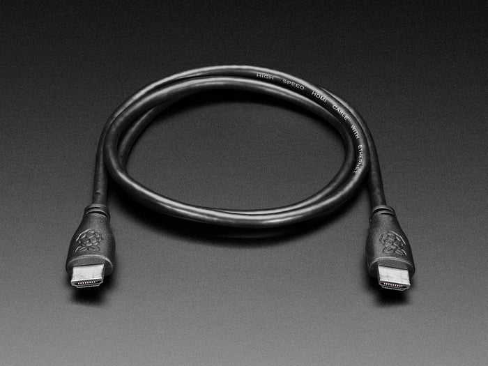HDMI Cable - 1 meter (Official Raspberry Pi) [Discontinued] by The Pi Hut - The Pi Hut