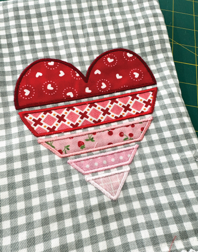 Heart Array Applique