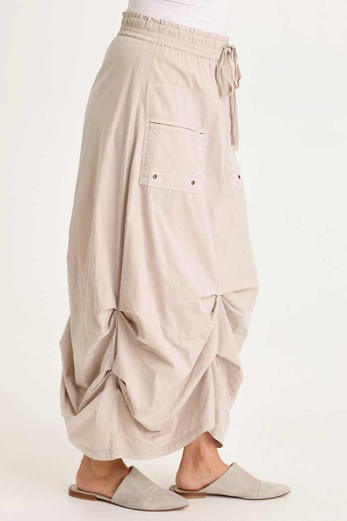Wearables Hedvig Poplin Pleated Hem Skirt