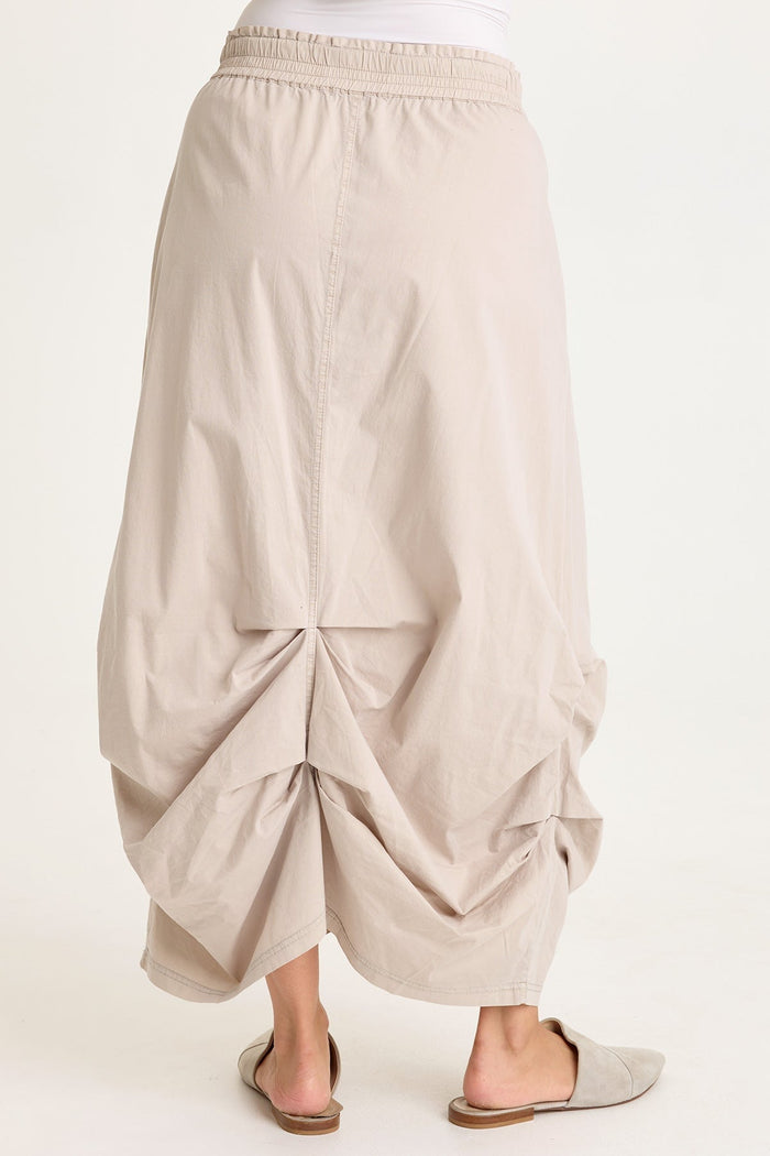 Wearables Hedvig Poplin Pleated Hem Skirt