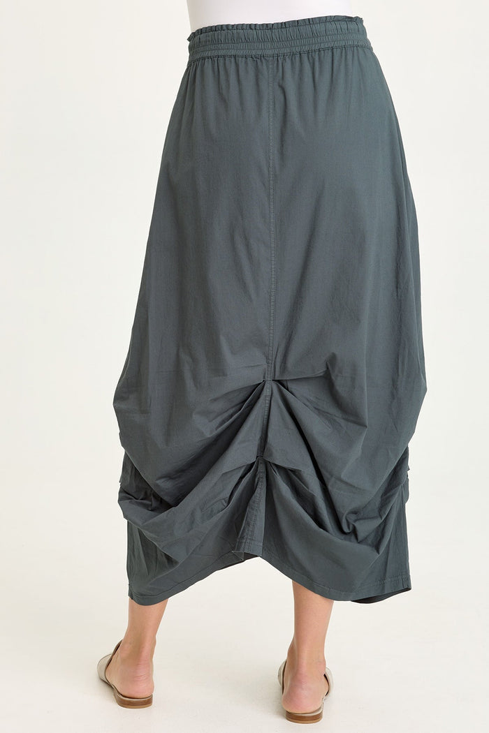 Wearables Hedvig Poplin Pleated Hem Skirt