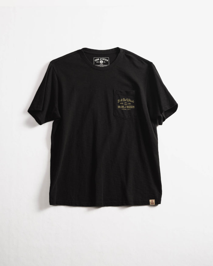 Hell On Wheels Pocket Tee - Iron & Resin