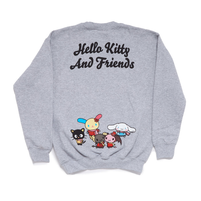Hello Kitty and Friends Big Kids Cozy Fleece Loungewear Set (Heather) Apparel Mad Engine Global LLC