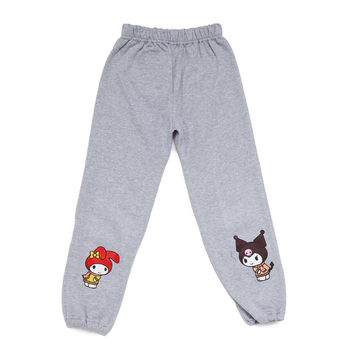 Hello Kitty and Friends Big Kids Cozy Fleece Loungewear Set (Heather) Apparel Mad Engine Global LLC
