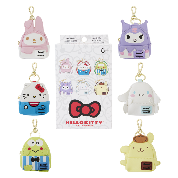 Hello Kitty and Friends x Loungefly Classic Mini Backpack Keychain Blind Box Accessory Loungefly