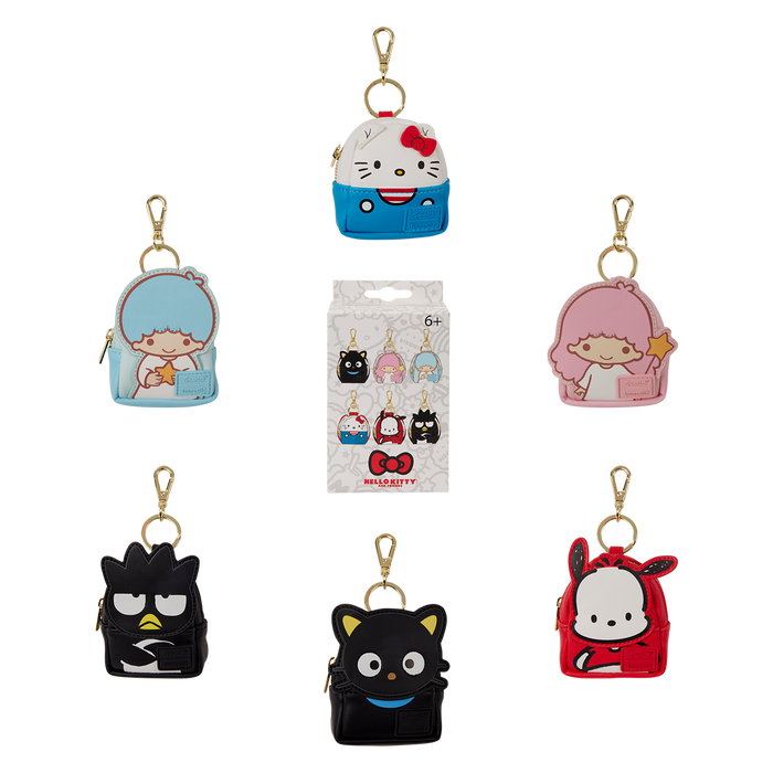 Hello Kitty and Friends x Loungefly Mini Backpack Keychain Blind Box Accessory Loungefly