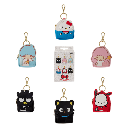 Hello Kitty and Friends x Loungefly Mini Backpack Keychain Blind Box Accessory Loungefly