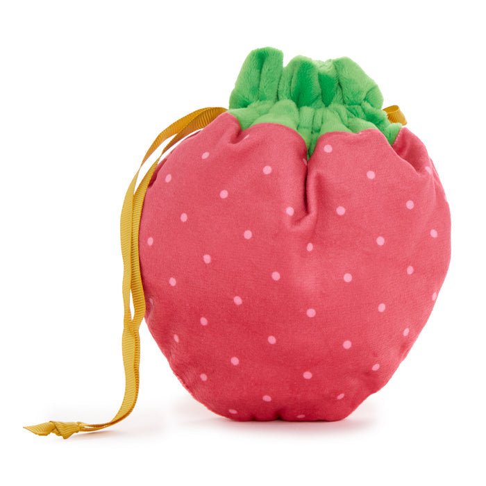 Hello Kitty Drawstring Pouch (Strawberry News 50th Anniversary) Bags Global Original