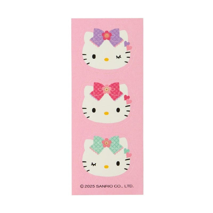 Hello Kitty Enclosure Envelope 6-pc Set (Pink Kimono) Stationery Japan Original
