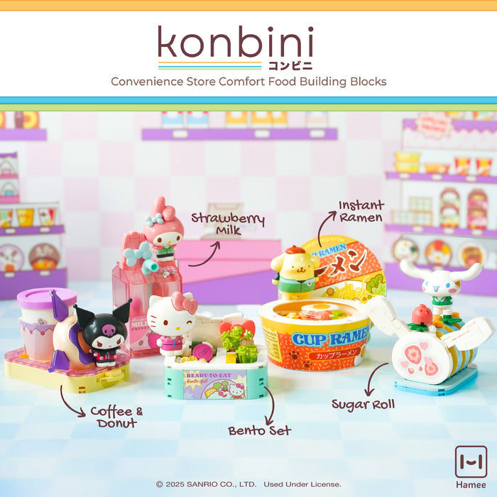 Hello Kitty Konbini Building Blocks Set (Ready-to-Eat Rice Set) Toys&Games Hamee.com - Hamee US