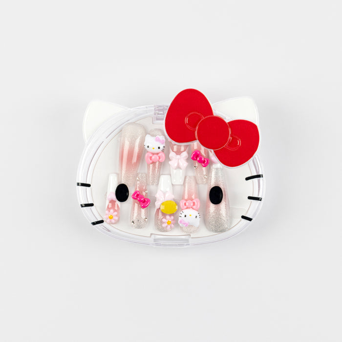 Hello Kitty x 3H Nails 3D Press-On Nails (Long) Beauty 3H NAILS