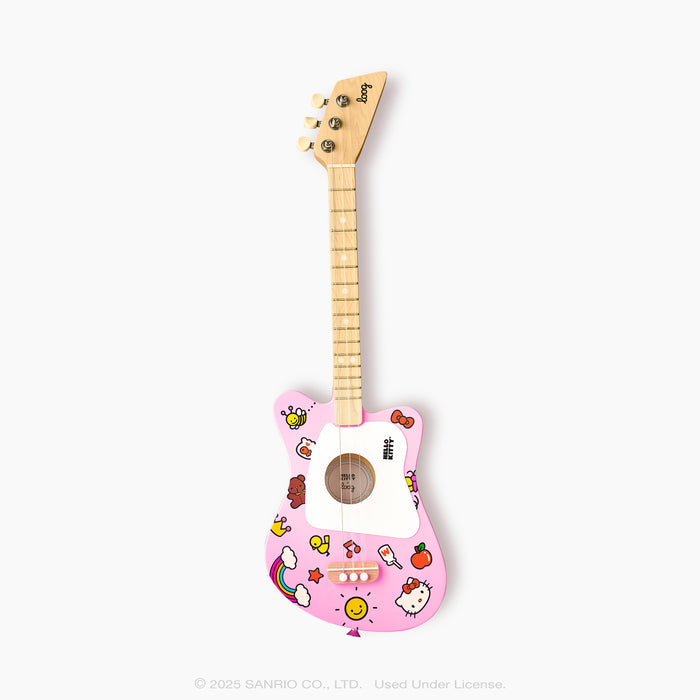Hello Kitty x Loog Kids Mini Acoustic Guitar (Pink) Home Goods Loog Guitars