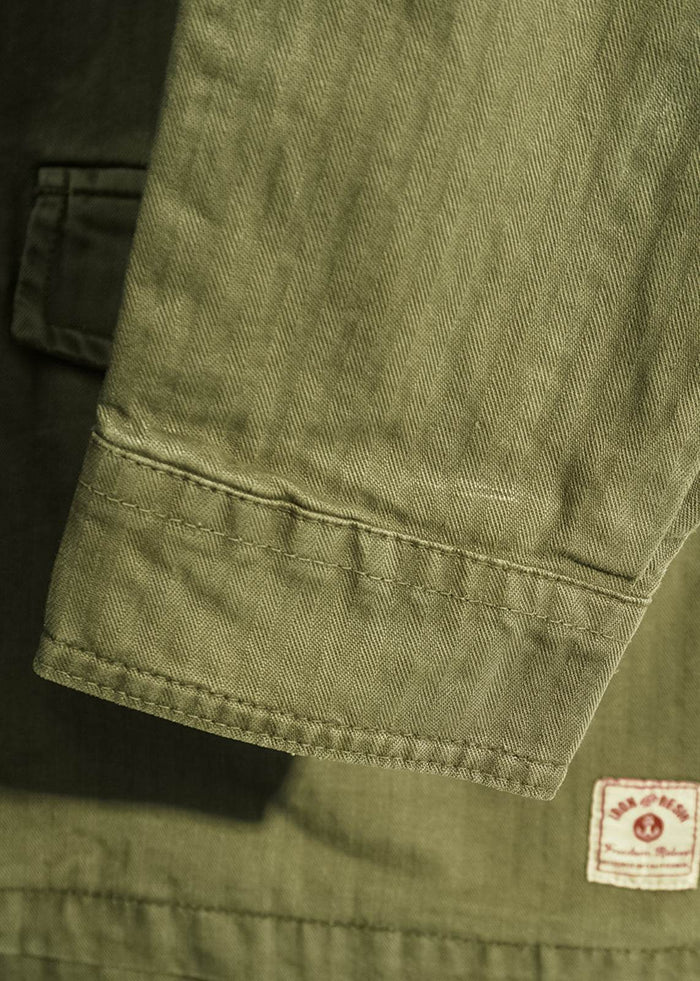 Herringbone Military Jacket - Iron & Resin
