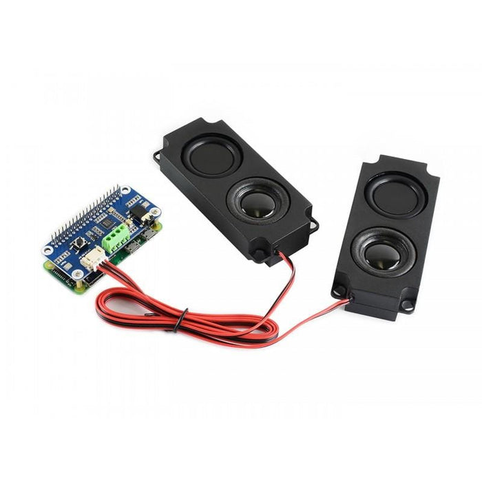 Hi-Fi Sound Card HAT for Raspberry Pi (with speakers) by Waveshare - The Pi Hut