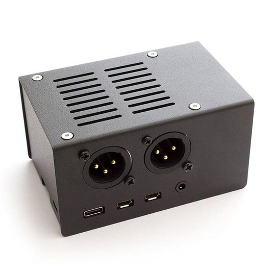 HiFiBerry DAC2 Pro XLR Raspberry Pi 4 Steel Case - Black by HiFiBerry - The Pi Hut