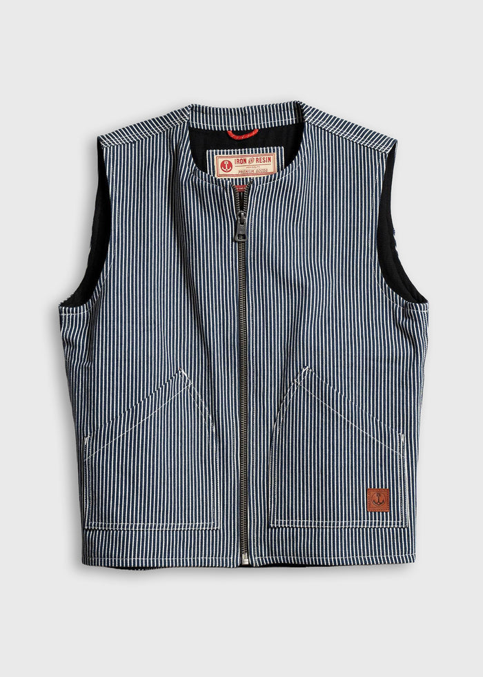 Highland Vest - Hickory Stripe
