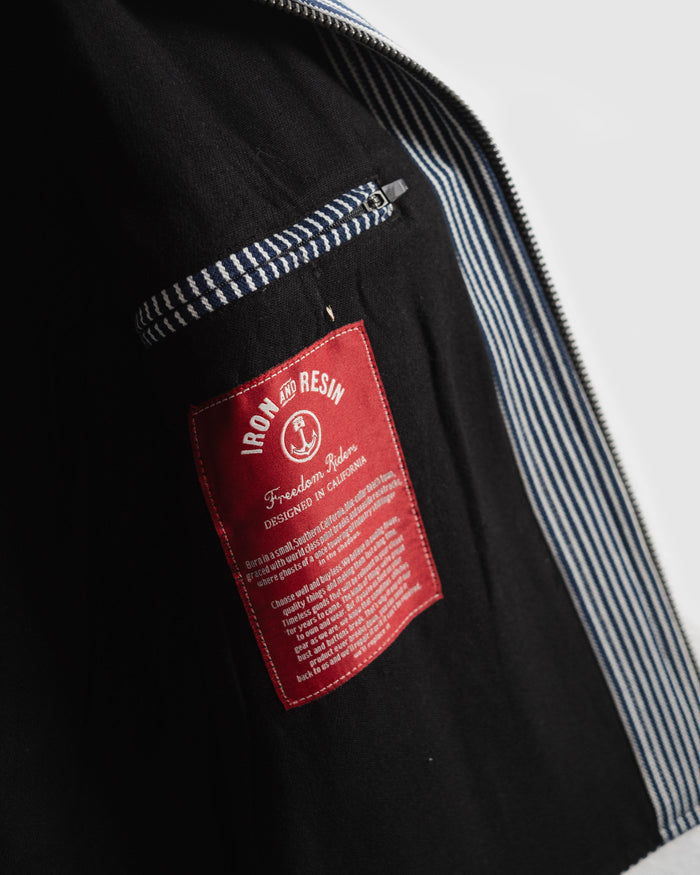 Highland Vest - Hickory Stripe - Iron & Resin