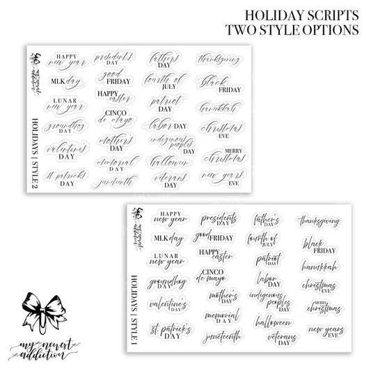 Holiday Scripts