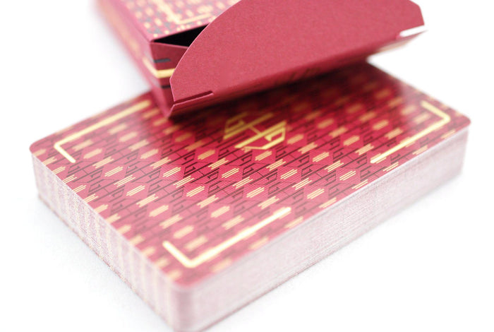 Hollingworths, Burgundy Ed. 2015 Edition* Playing Cards by Dan & Dave