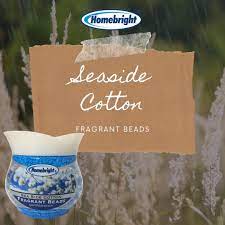 HOMEBRIGHT SEASIDE COTTON FRAGRANT AIR FRESHENER BEADS 227G - HBSSCFAFB227 Pie's Variety Store